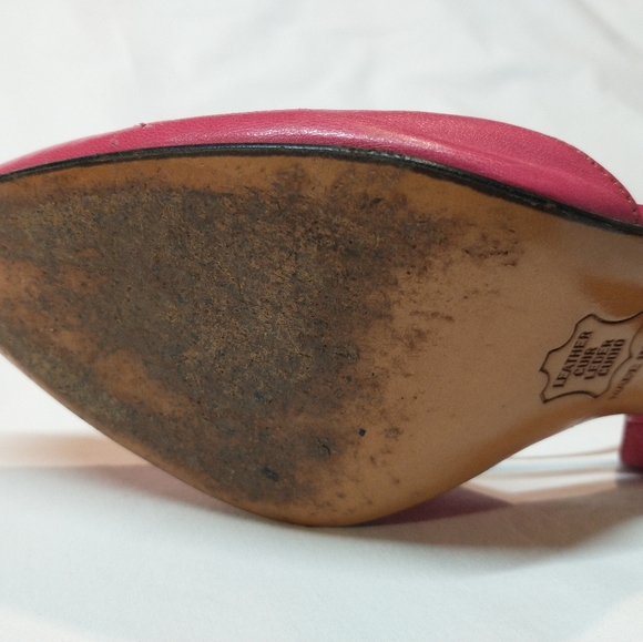 Vintage Yves Saint Laurent YSL slingback heels size 7 - Picture 13 of 16